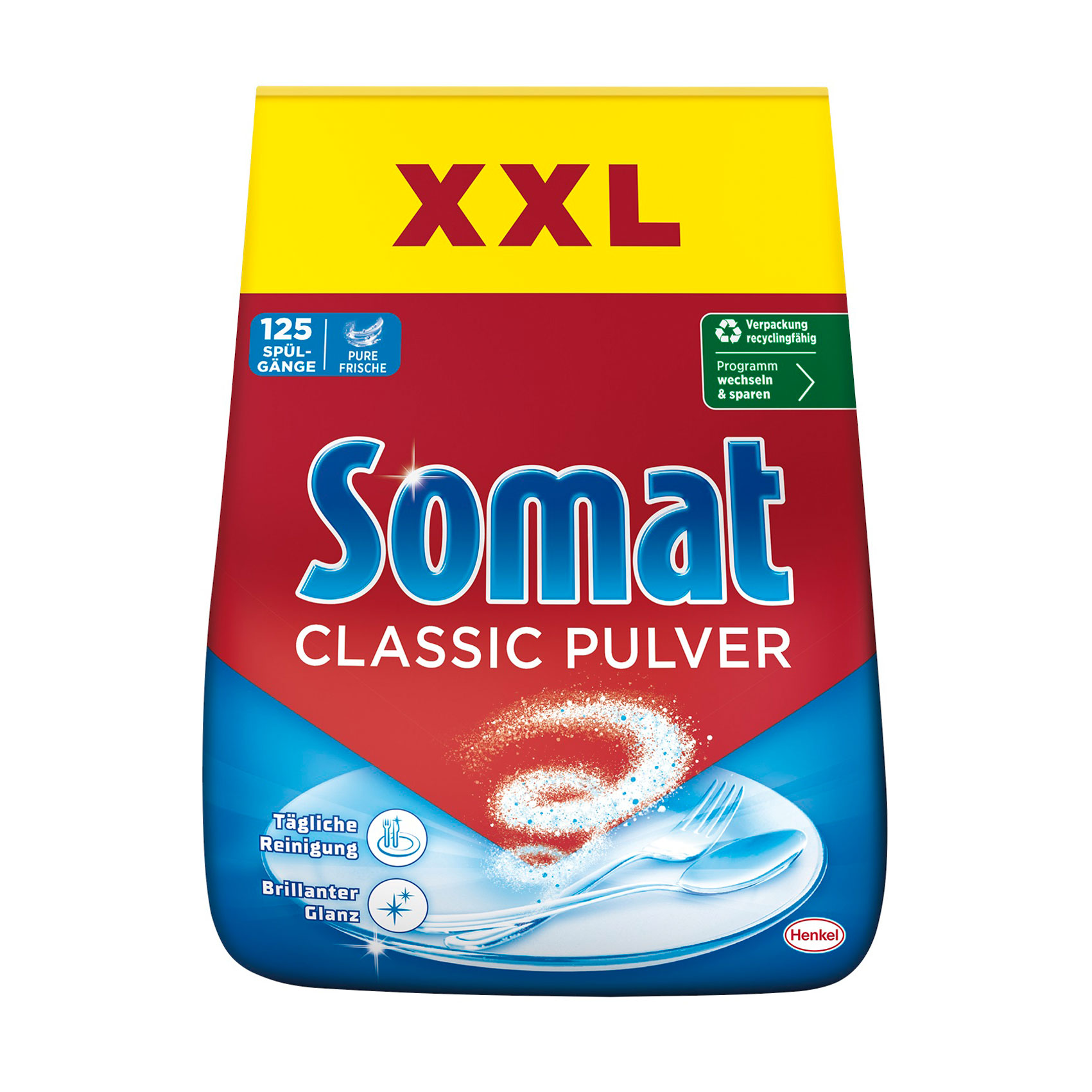Порошок для миття посуду в посудомийній машині Somat Classic Pulver, 2 кг